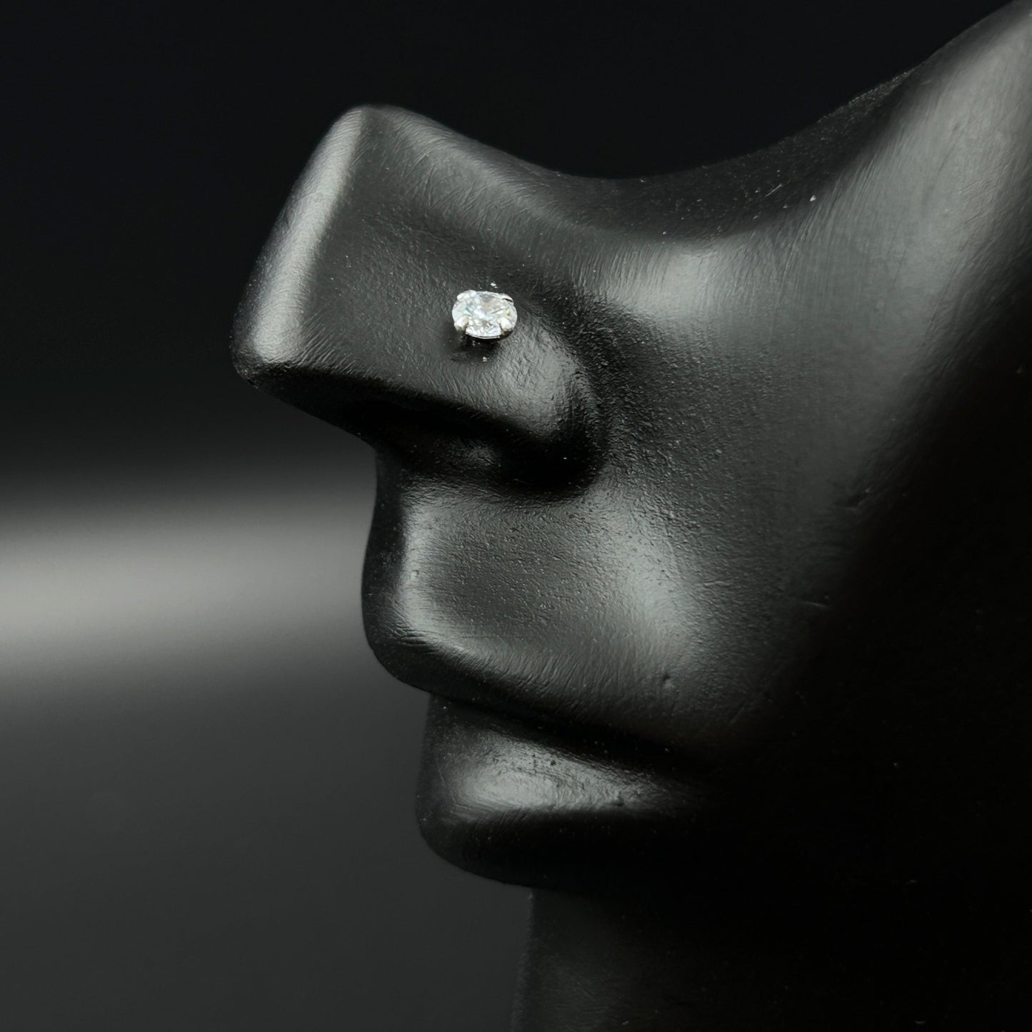 Silver Nose Pin - Diamond Nose Pin