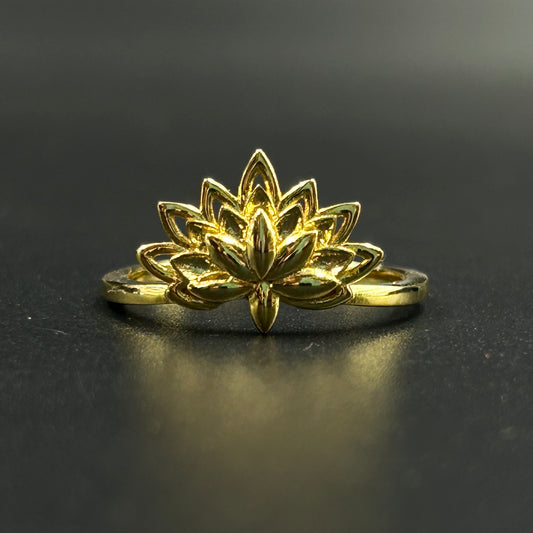 Lotus Silver Ring