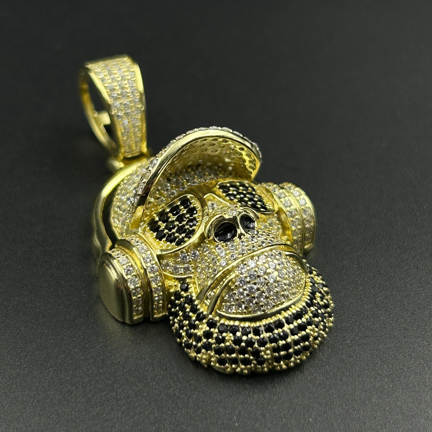 Men's Silver MONKEY Pendant