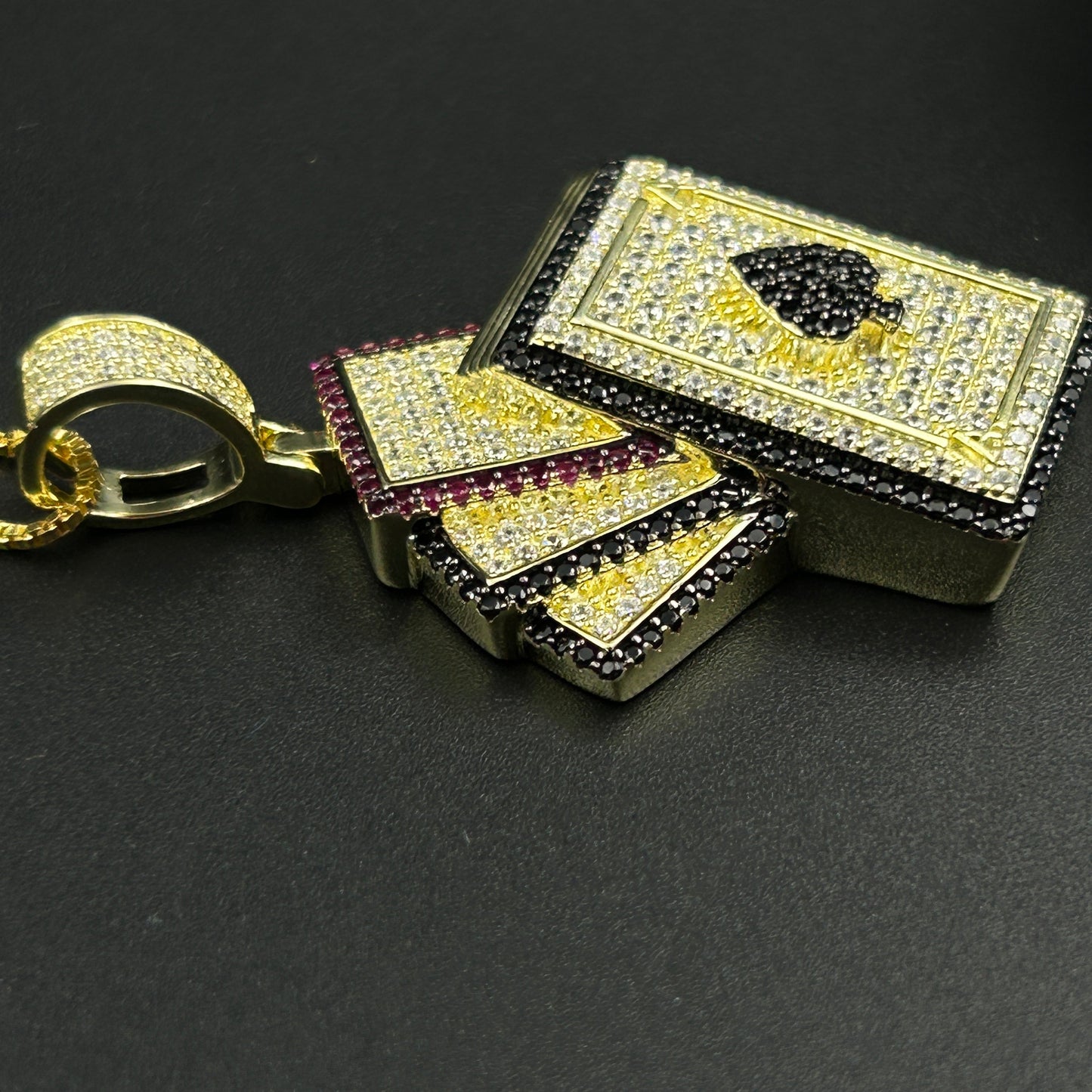 92.5 Sterling Silver Pendant - CARD Pendant