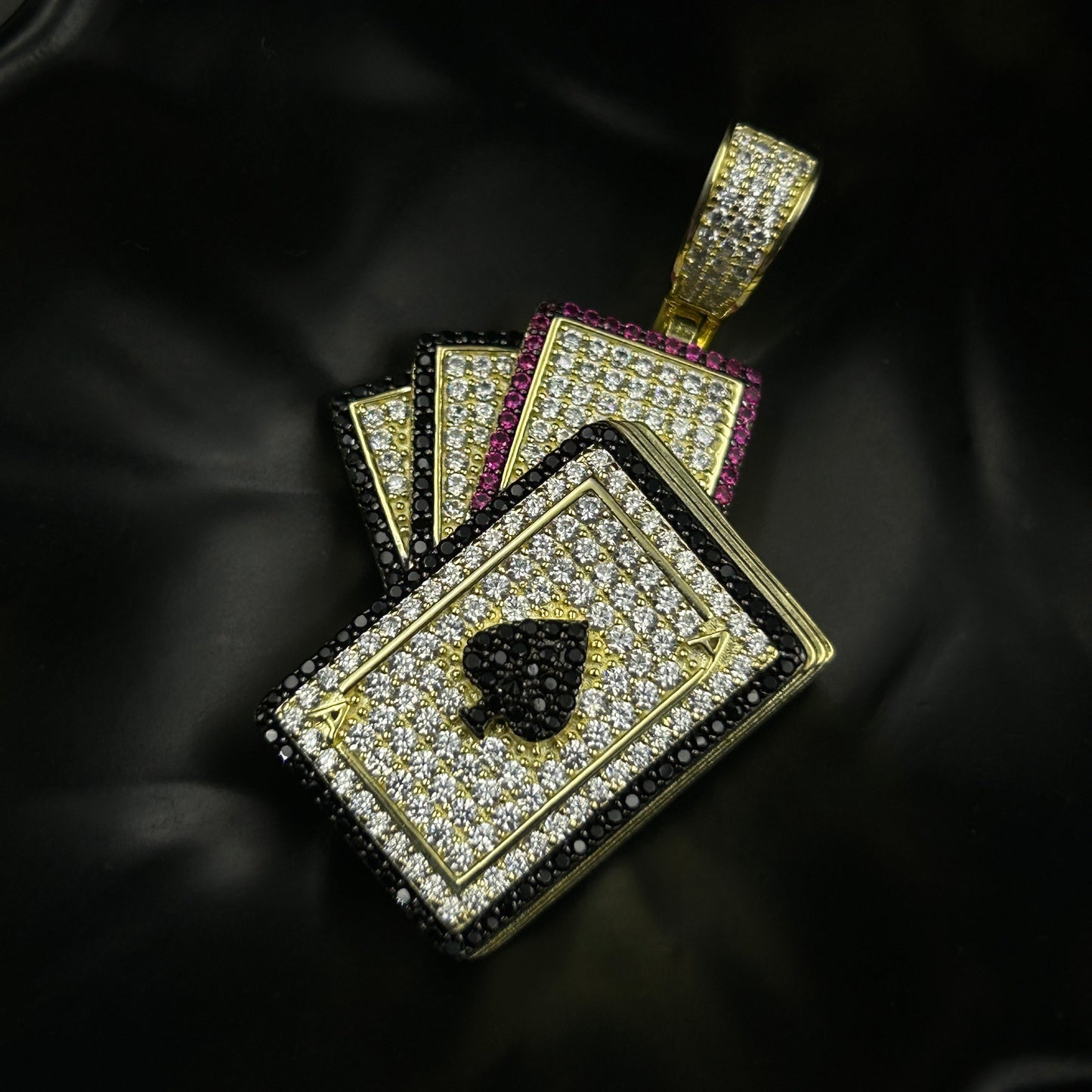 92.5 Sterling Silver Pendant - CARD Pendant