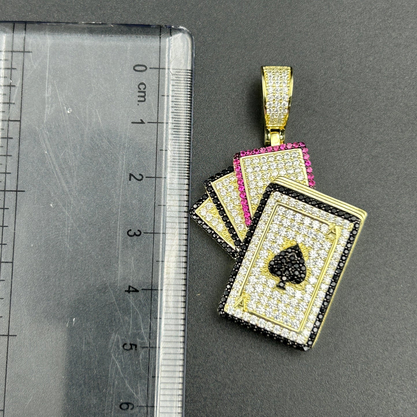 92.5 Sterling Silver Pendant - CARD Pendant