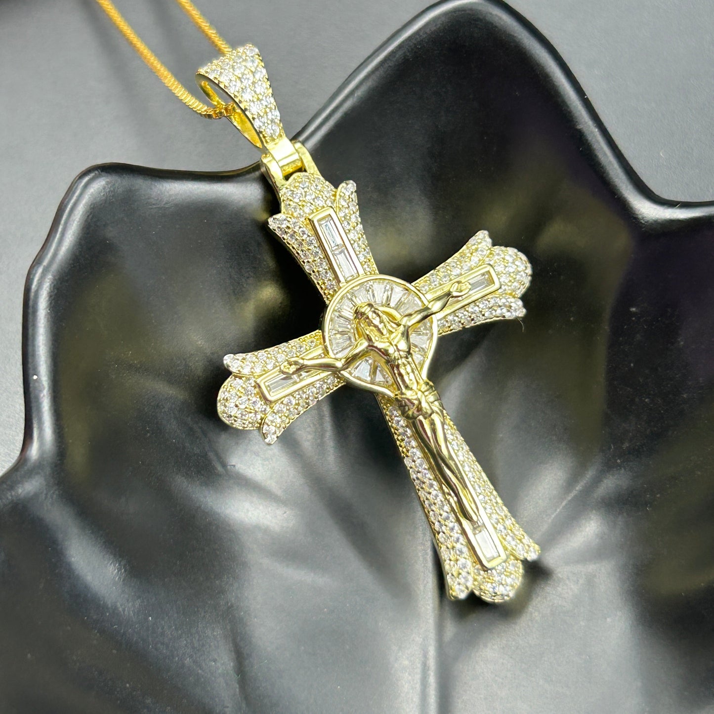 CROSS Pendant - Silver Jesus Pendant