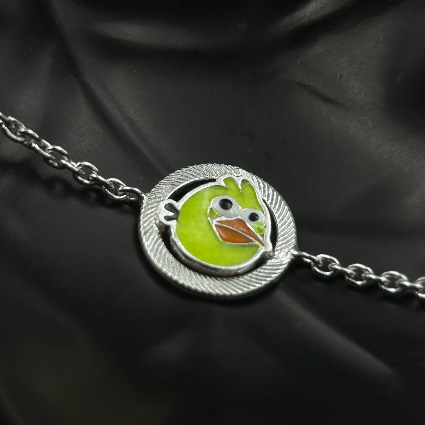 Silver Bird Cartoon Rakhi for Kids 5.5"