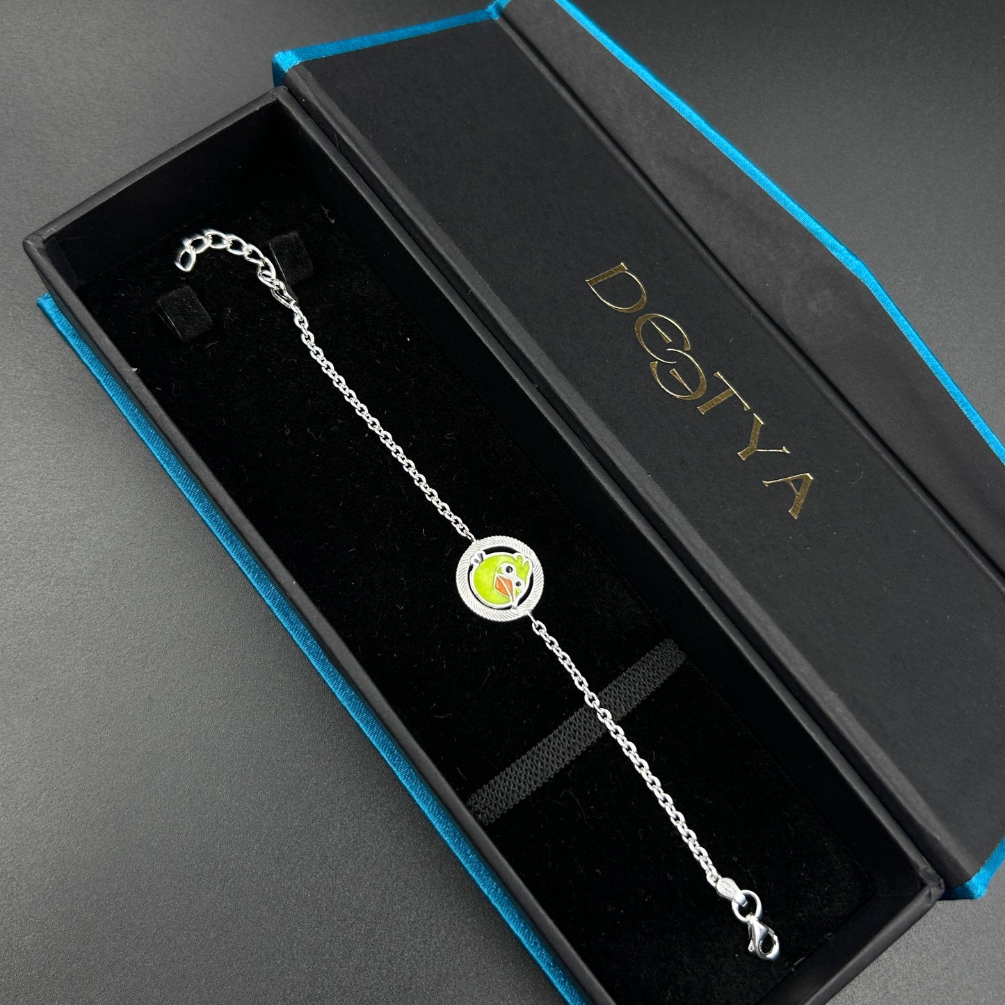 Silver Bird Cartoon Rakhi for Kids 5.5"