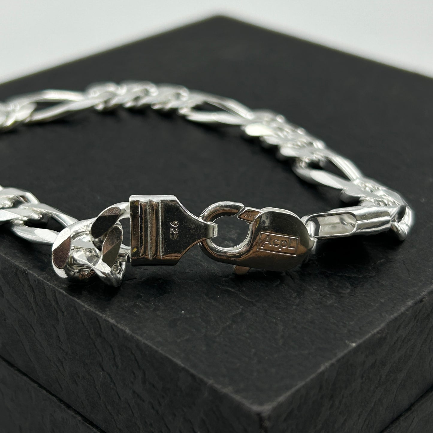 Hip Hop Charm Bracelet - Men's Silver Bracelet