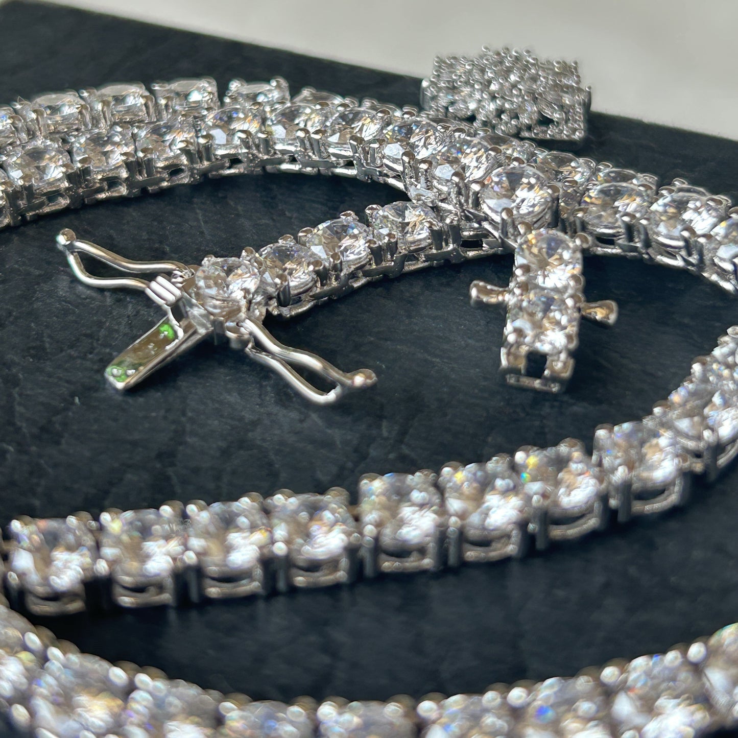 Pure Silver Ziricon Necklace