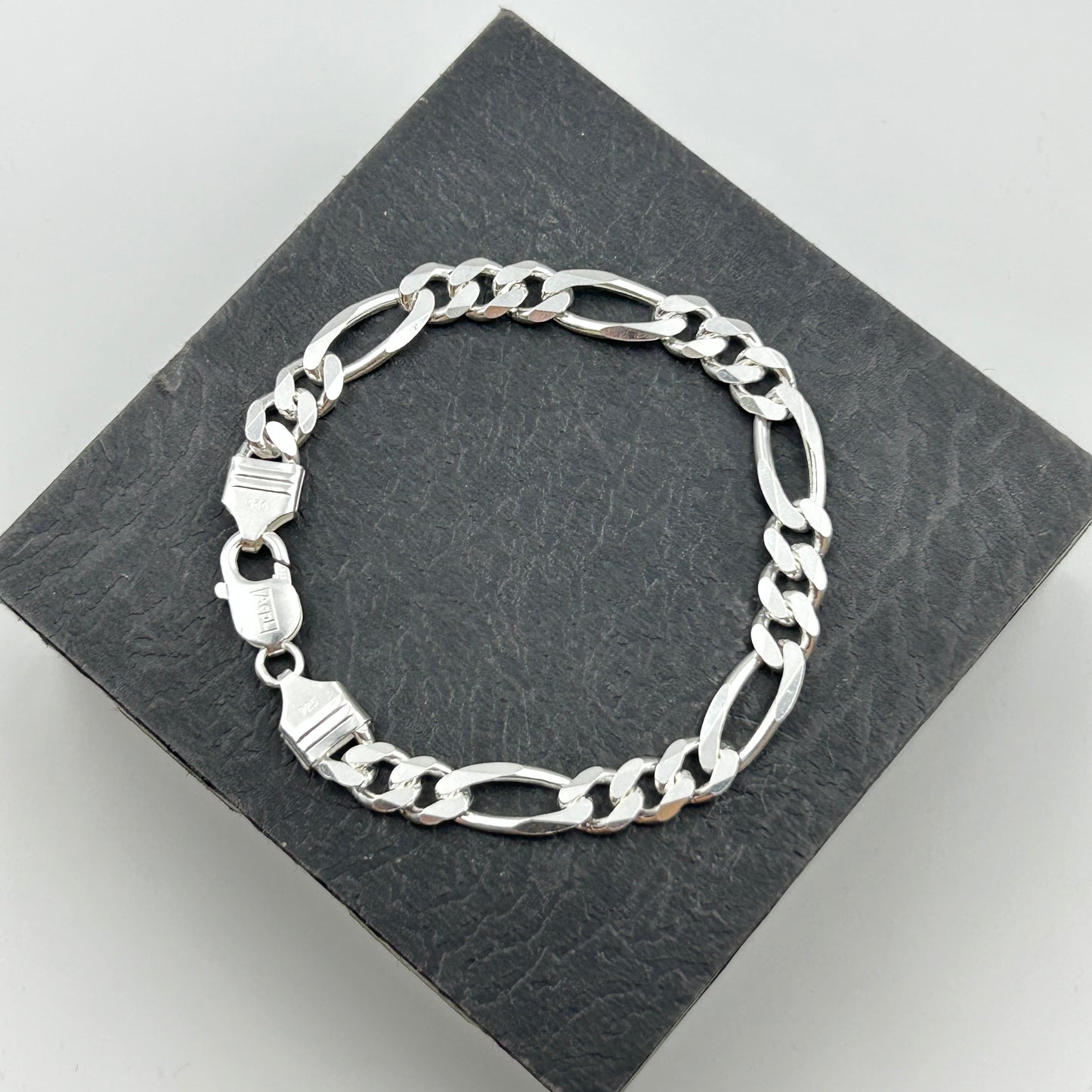 Hip Hop Charm Bracelet - Men's Silver Bracelet