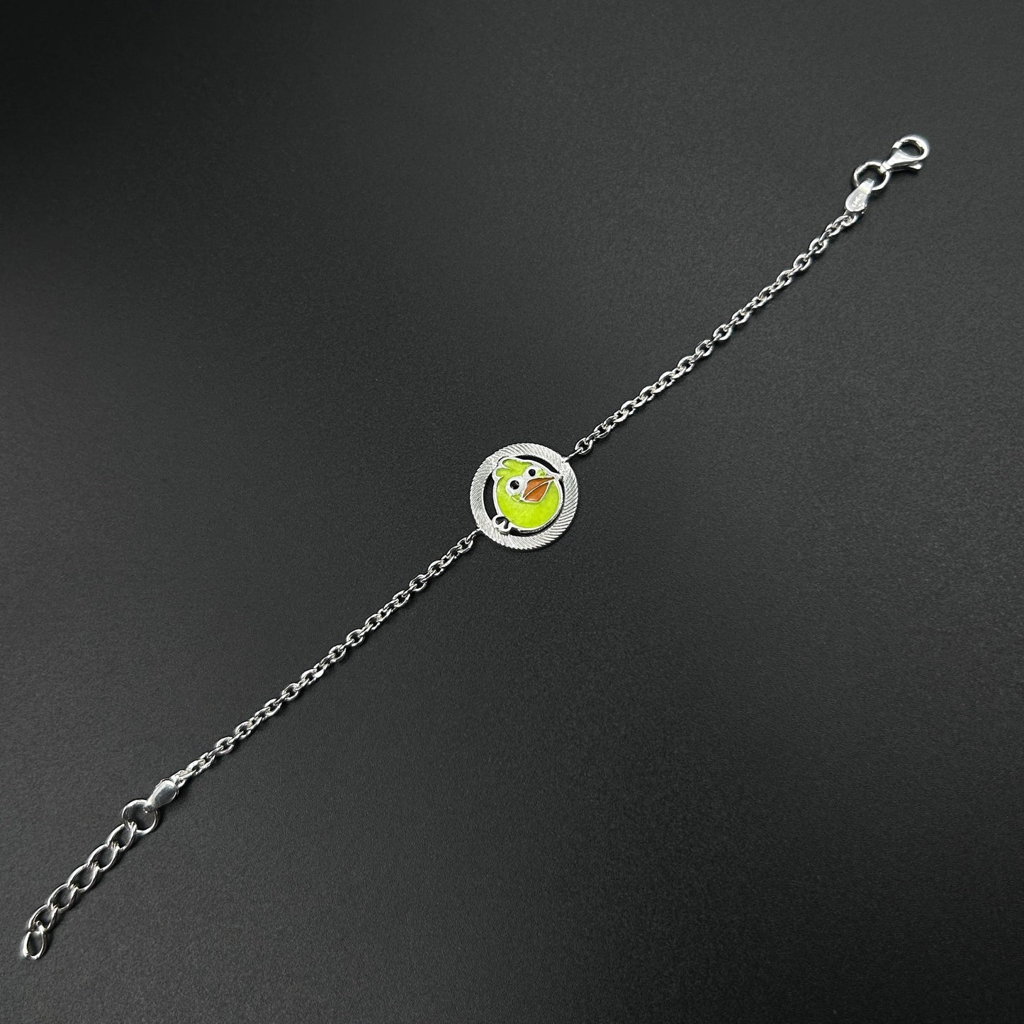 Silver Bird Cartoon Rakhi for Kids 5.5"