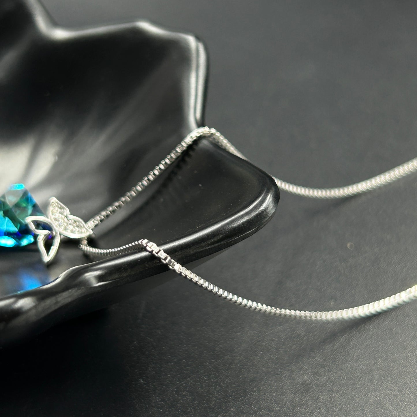 Butterfly Pendant - Silver Pendant and Chain