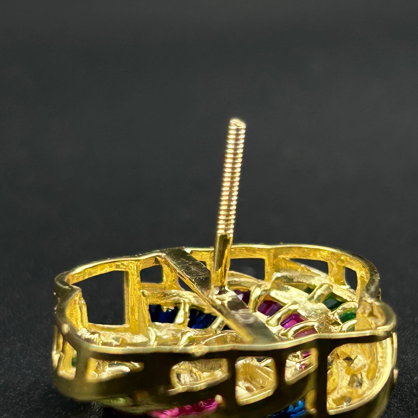 Pure Silver Rainbow Earrings