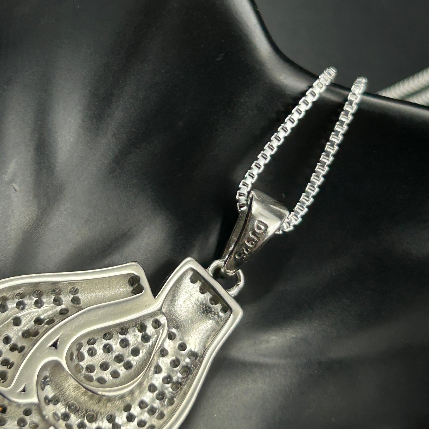 Silver Pendant - Boxing Gloves Pendant