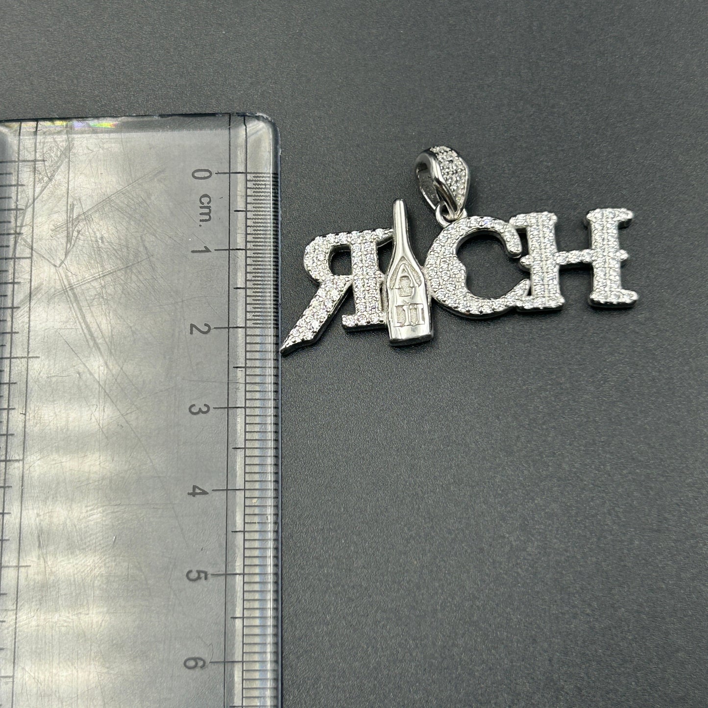 Silver Pendant - RICH Pendant for Men