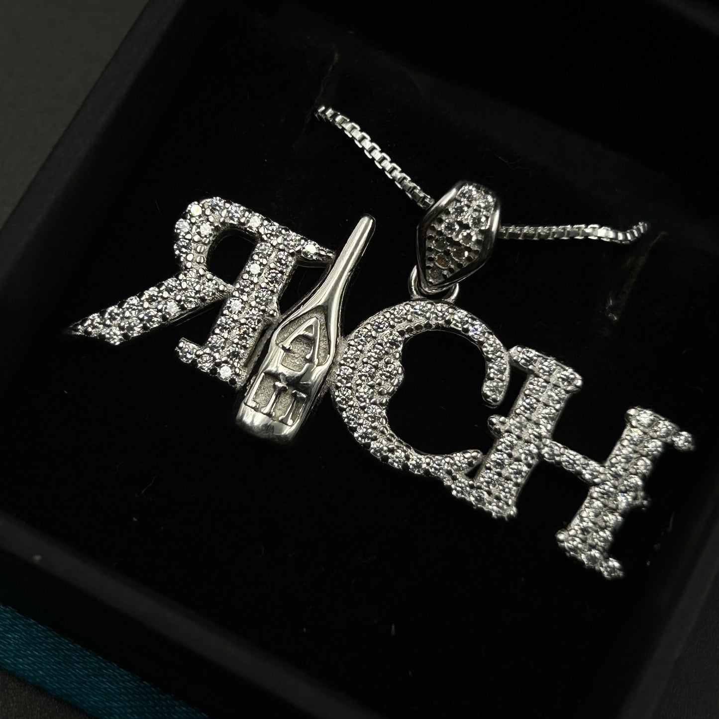 Silver Pendant - RICH Pendant for Men