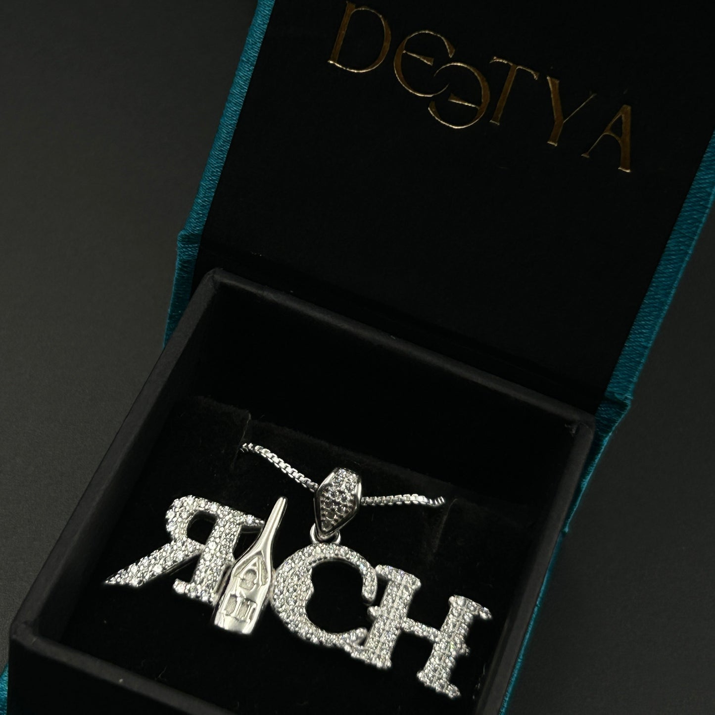 Silver Pendant - RICH Pendant for Men