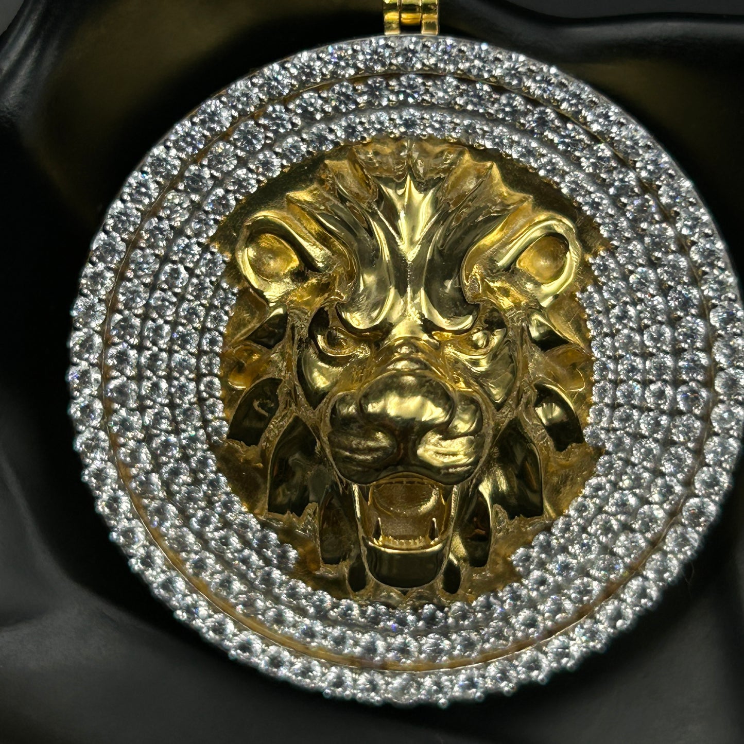 Hiphop Lion Silver Pendant - Coin Pendant