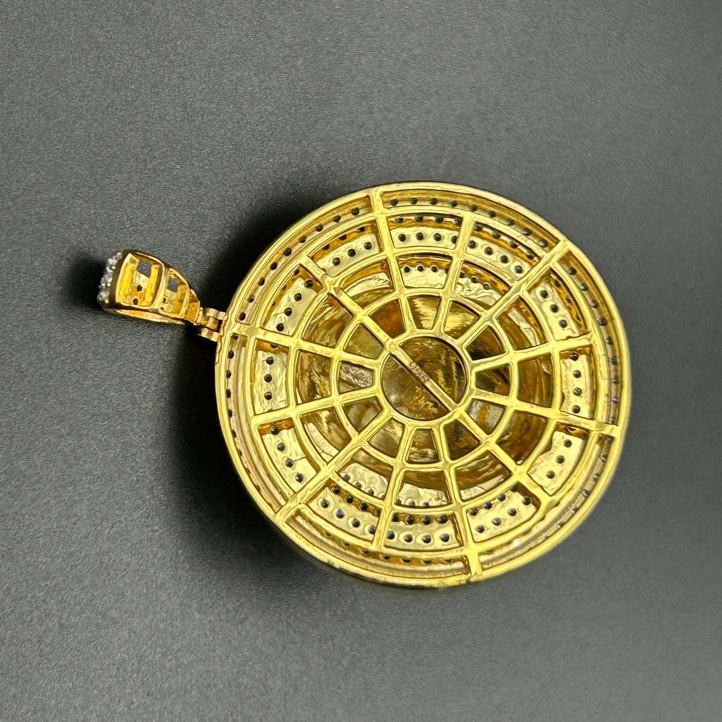 Hiphop Lion Silver Pendant - Coin Pendant