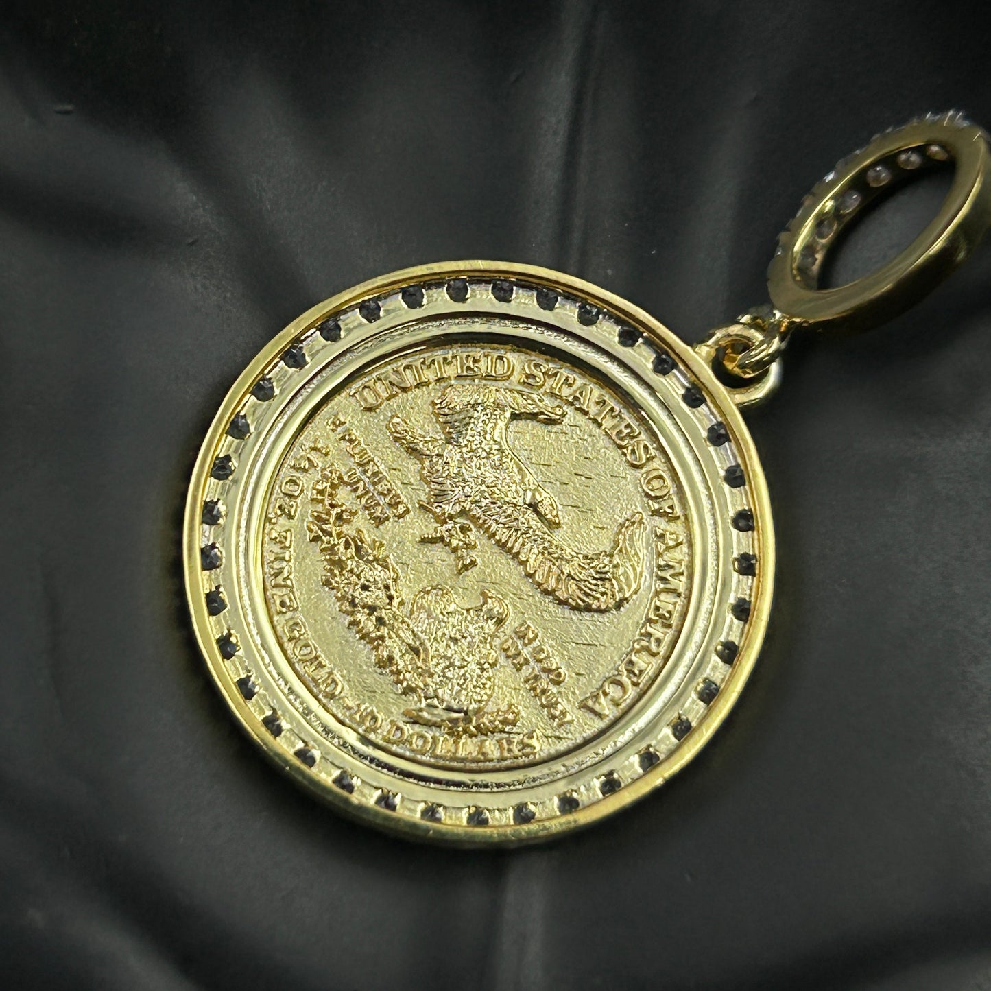 Liberty Coin Pendant and Chain - Pure Silver