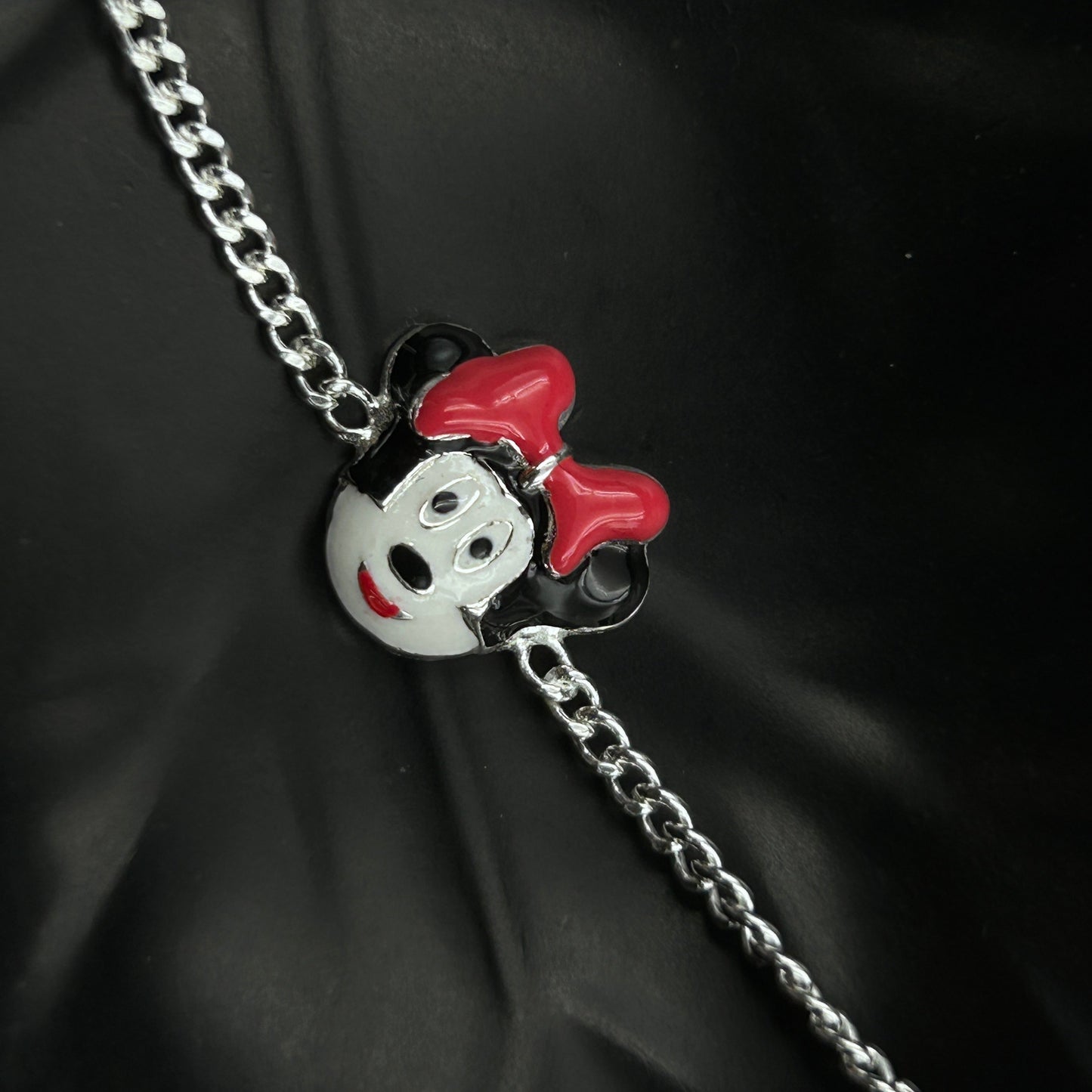 Pure Silver Cartoon Rakhi for Kids 5.5"