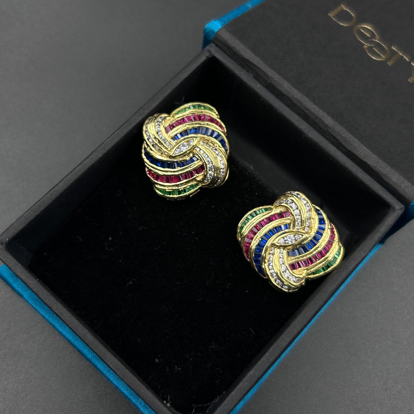 Pure Silver Rainbow Earrings