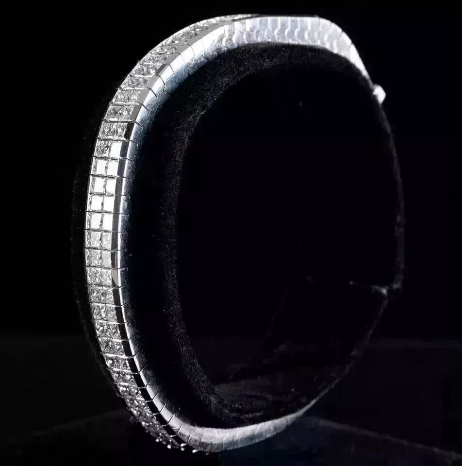 10ct Lab Created Diamonds 14k White Gold Plated Sterling Silver